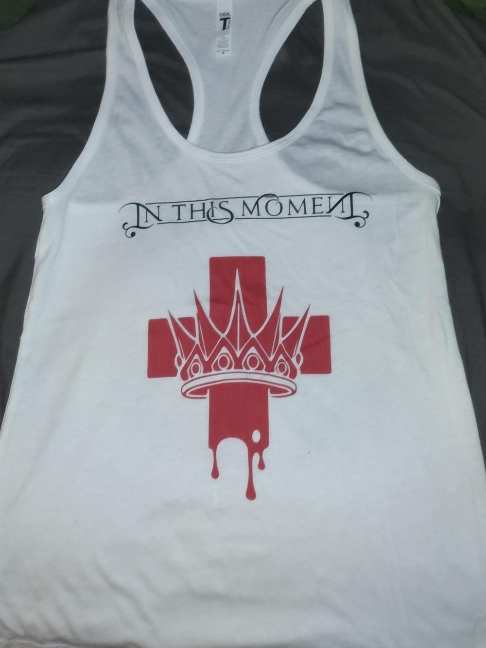In This Moment White Racerback Tank - IDEAL Tag